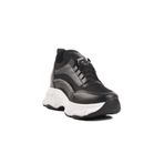 Ayakmod Siyah Yüksek Taban Kadın Sneaker 6064 Z - 36