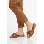 Ayakmod Taba Hafif Anatomik Jel Taban Kadın Terlik 11-367 Z