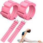 Ayarlanabilir 0,5 kg Bilek Ağırlıkları Çifti Kadın Erkek, Giyilebilir Ayak Bileği/Bilek Ağırlıkları Yoga, Egzersiz, Barre, Kuvvet Antrenmanı için Uygun (2'li Set (her biri 1 lb) (pembe)