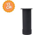 Ayarlanabilir 12 cm Bingolu Siyah Metal Mobilya Ayağı, Lüks Metal Mobilya Ayak, Koltuk, Dolap, Şifonyer Ayak