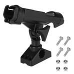 Ayarlanabilir Balıkçılık Tekne Çubuklar Tutucu Raf 360 Derece Dönebilen Kayık Olta Tutucu Dağı