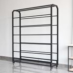 Ayarlanabilir Büyük Metal Vinil Wrap Depolama Rafı, Ticari Hareketli Araba Filmi Teşhir Düzenleyici, 10 Çubuk, Kumaş, Tekstil, Masa Örtüsü, Duvar Kağıdı Ruloları için 175cm