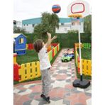 Ayarlanabilir Çocuk Basketbol Potası - Taşınabilir ve Güvenli Spor Seti (117-220 Cm) - Beyaz