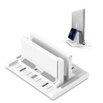 Ayarlanabilir Çok Amaçlı Telefon Tutuculu Laptop Notebok Macbook için Dikey Stand-AL4495 (Beyaz)