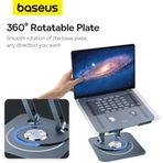 Ayarlanabilir Dizüstü Bilgisayar Standı, 360 Derece Dönebilen Ayarlanabilir Dizüstü Bilgisayar Standı (Üç Katlı Versiyon) Macbook Air Pro, X