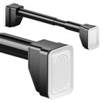 Ayarlanabilir Gergi Çubuğu 40-490 cm, Matkap Perdesi Çubuğu, 33 mm Paslanmaz Çelik Kelepçe Çubuğu, Oturma Odası ve Banyo için Duş Perdesi Çubuğu (Yeşil, 40-55cm)