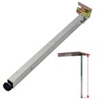 Ayarlanabilir Katlanır Teleskopik Mobilya Masa Ayakları 105 cm Metal Destek Yemek Dolabı Bar ve Karavan Vidaları İçerir 1 Paket Yer Tasarruflu Tasarım