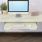 Ayarlanabilir Masa Altı Bilgisayar Masası Klavye Tepsisi Ahşap Sürgülü Raf Genişletici 54/60/70 cm Ergonomik Çalışma Alanı için Açılır Klavye Çekmecesi Kolay Kurulum