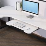 Ayarlanabilir Masa Altı Klavye TepsiAhşap Sürgülü Raf 54/60/70 cm Açılır Klavye Çekmecesi Ergonomik Çalışma Alanı Kurulumu için Yer Tasarruflu Masa Genişletici