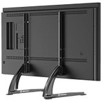 Ayarlanabilir Masaüstü TV Standı 37-75 İnç Universal Metal Televizyon Ayağı Siyah