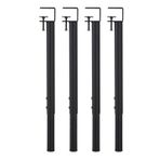 Ayarlanabilir Metal Kelepçe Masa Ayakları DIY Mobilya Ayakları F Şekilli Yemek Masası Desteği Delme Gerekmez Teleskopik Tasarım Gelişmiş Stabilite ve Stil için