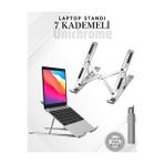 Ayarlanabilir Metal Laptop ve Tablet Yükseltici Stand, Ergonomik Destek