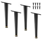 Ayarlanabilir Metal Masa Ayakları - 4'lü Paket Ağır Hizmet Tipi Demir Yedek Ayaklar Kanepe TV Sehpası Sehpa Masası - Ev Dekoru için Yüksekliği Ayarlanabilir Mobilya Ayakları