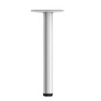 Ayarlanabilir Metal Masa Ayakları Alüminyum Alaşımlı Mobilya Ayakları Mutfak Tezgahı ve Bar Destek Ayakları 55 cm Yükseklik Vidalar İçerir 1 Adet Kendin Yap Projeleri için Mükemmel