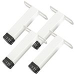 Ayarlanabilir Metal Mobilya Ayakları Yatak Çerçevesi için T Şekilli Çift Delikli Tasarım Ayakları Değiştirin Ejderha İskeleti Destek Ayakları 150 mm/5,9 inç Yükseklik M8 Vidalar Dahil