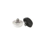 Ayarlanabilir Mobilya Ayakları 6 mm x 28 mm Siyah Sandalye Ayakları Kapakları 8'li Paket Plastik Mobilya Ayakları Zeminleri Koruyun Kolay Kurulum ve Sağlam Tasarım