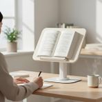 Ayarlanabilir Tablet ve Kitap Okuma Standı, Katlanabilir Masaüstü Tutucu, Ergonomik Tasarım, Sa�