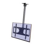 Ayarlanabilir Tavan TV Montaj Braketi - 32-65 İnç TV'ler için Tavan TV Montajı, Tam Hareketli Yükseklik Ayarlanabilir Döner Eğilebilir Braket, LCD TV ve Monitörler için TV Sehpas,15002000mm