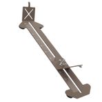Ayarlanabilir uzunlukta Paracord bileklik Jig kiti, metal dokuma – DIY el işi aleti, arkadaşlık, hayatta kalma ve acil durum yanması için, rahat kullanım için kaydırma düğmesi ile (haki)