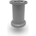 Ayarlı Jumbo Ayak 10 cm - Mutfak Altı, Dolap Ayağı, Komodin, Baza, Kanepe Koltuk Ayağı, Gardırop Ayağı - Gri - 4lü