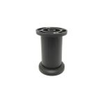 Ayarlı Jumbo Ayak 10 cm - Mutfak Altı, Dolap Ayağı, Komodin, Baza, Kanepe Koltuk Ayağı, Gardırop Ayağı - Siyah - 4lü