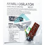 Ayarlı Osilatör Kare Dalga Üreteç Demonte Kit Kendin Yap