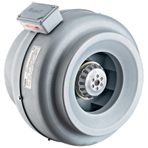 Ayaş 10 cm çap YKA-100B-2K-M 2500 D/D 220/230 volt Monofaze Yuvarlak Kanal Tipi Radyal Fan