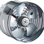 AYAS 31.5 cm çapında YBA-315-2K-M 2570 D/D 220 230 volt Monofaze Yuvarlak Kanal Tipi Aksiyel Fan Aksiyel Aspiratör