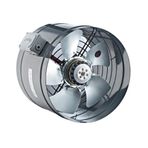 Ayas YBA-355-2K-M 3000 D-D Monofaze Yuvarlak Kanal Tipi Aksiyal Fan