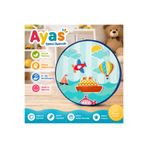AyasEğiticiOyuncak Bebek Müzik Aleti Ahşap Deri Tef - AYAS EĞİTİCİ OYUNCAK