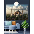 Ayasofya Tarihi Yapı İstanbul Dekoratif Kanvas - Mdf Ahşap Tablo