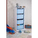AYAZ DESİNG 4 Sepetli Çok Amaçlı Çocuk Oyuncak Dolabı