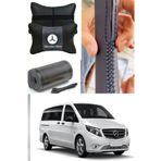 AYAZGRUP Mercedes Vito Oto Boyun Yastığı Ve Direksiyon Kılıfı Dikmeli (ULTRA LÜKS SET)