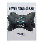 AYAZGURUP Togg Lüks Oto Boyun Yastığı 2 ad