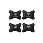 AYAZGURUP Volkswagen Ortopedik Oto Boyun Yastığı (4 LÜ DERİ SET)