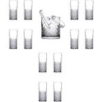 Aybaba Store 13 Parça Rakı Bardağı ve Buz Kovası Seti - standart