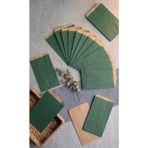 Aybaş Kağıtçılık 1. Kalite 16X21 Cm ( 10 Adet ) Yeşil Renk Hediye Paketi, Hediye Poşeti, Kraft Kese Kağıdı