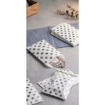 Aybaş Kağıtçılık 1. Kalite 16X21 Cm (15 Adet) Beyaz Renk Gümüş Benekli Hediye Paketi, Hediye Poşeti,Kraft Kese Kağıdı