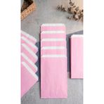 Aybaş Kağıtçılık 1. Kalite 16X21 Cm ( 20 Adet ) Pembe Renk Hediye Paketi, Hediye Poşeti, Kraft Kese Kağıdı