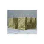Aybaş Kağıtçılık 1.Kalite 18X24 Cm ( 25 Adet ) Gold Renk Beyaz Benekli Kraft Kağıt Çanta,Hediye Poşeti,Hediye Paketi