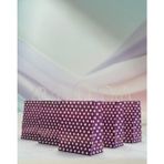 Aybaş Kağıtçılık 1.kalite 18X24 cm (25 Adet) Mor Renk Beyaz Benekli Kraft Kağıt Çanta,hediye Poşeti,hediye Paketi