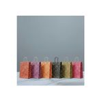 Aybaş Kağıtçılık 1.Kalite 18X24 Cm 6'Lı Set 6 Adet Beyaz Benekli Kraft Kağıt Çanta,Hediye Poşeti, Hediye Paketi