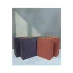 Aybaş Kağıtçılık 1.Kalite 25X31Cm (10Adet)Bordo (10Adet)Lacivert Renkli Kraft Kağıt Çanta,Hediye Paketi,Hediye Poşeti