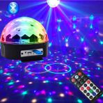 Aybastılı Küre Disko Topu Müzik Çalar Renkli Lazer Işıklı Bluetooth