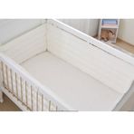 Aybi Baby Basic Beyaz 80x140 cm Bebek Yan Koruma Seti