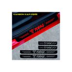 AYCAROTOSTORE Tofaş Murat Karbon Kapı Eşiği Oto Sticker 4 Adet