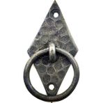 Aycer Antika Tarz Dekoratif Pirinç Dik Bakla H , Mobilya Kulbu - 82X41 Mm, Oksit