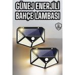 Aycer Bahçe Havuz Güneş Enerjili Solar Işıklandırma Sensörlü Bahçe Aydınlatma - Lisinya