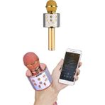 Aycer Bluetooth Hoparlör USB Aux Sd Kart Kaoroke Mikrofon Uzun Pil Ömrü - Lisinya