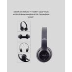 Aycer Bluetooth Kablosuz Kulaklık – Extra Bass, Tf Kart, Mikrofonlu, Ayarlanabilir Ergonomik Tasarım - Lisinya